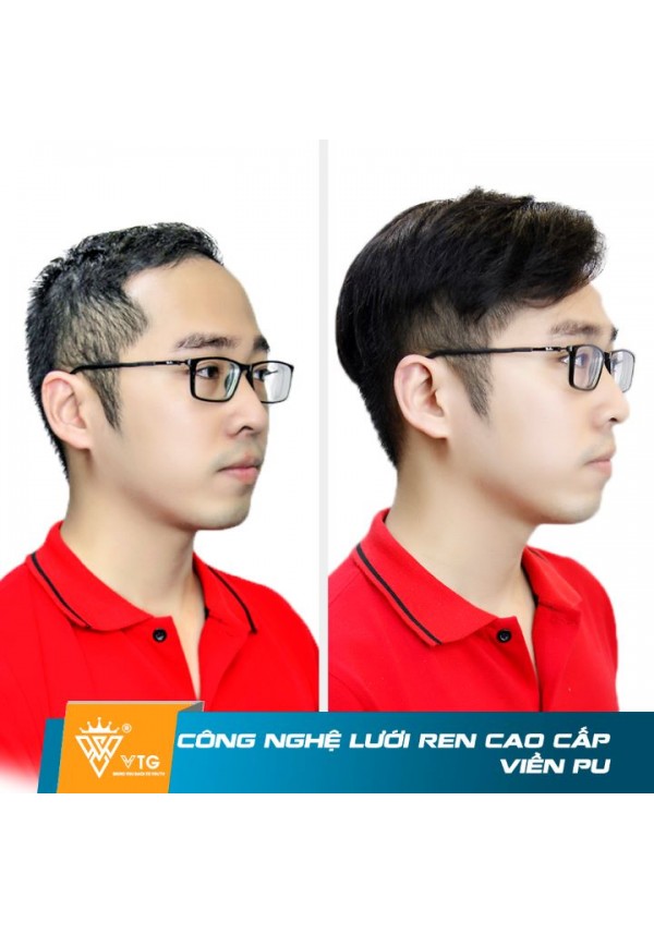 Tóc Giả Dạng Kẹp Viền PU Mỏng - VTG K01